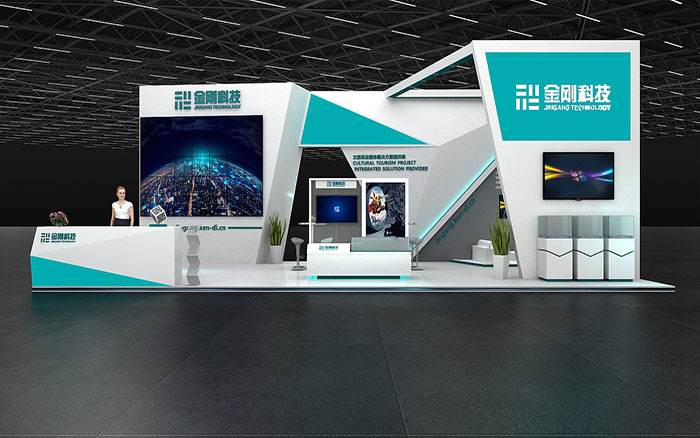 上海布展搭建展會-金剛科技-電子展覽設計