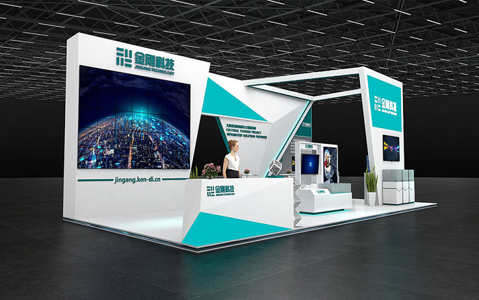 上海布展搭建展會-金剛科技-電子展覽設計