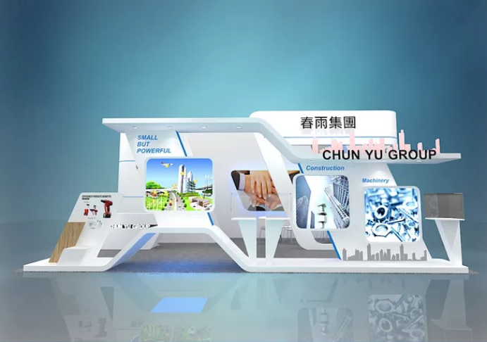春雨集團-廣州工業設置展台設計