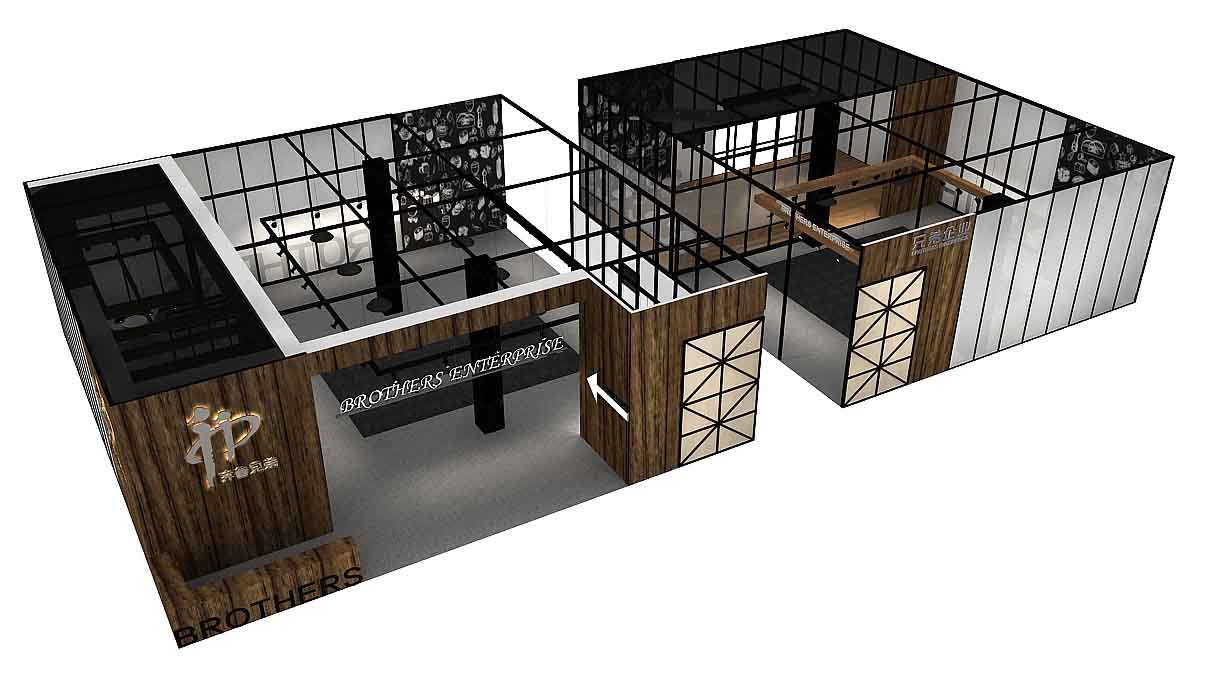 深圳展覽搭建設計-齊魯兄弟