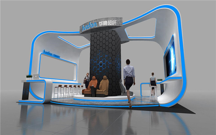 天津展會搭建設計-華峰超纖