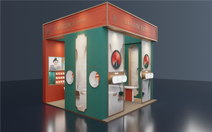 深圳珠寶展會搭建-粵豪珠寶-珠寶展台設計搭建