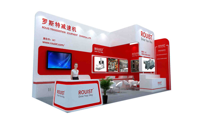 機械展位設計裝修-羅斯特減速機-深圳機械展位設計