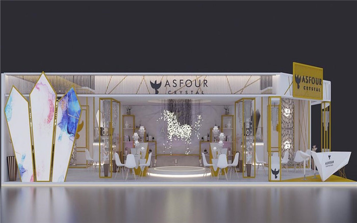 珠寶展台搭建裝修-ASFOUR-深圳珠寶展搭建