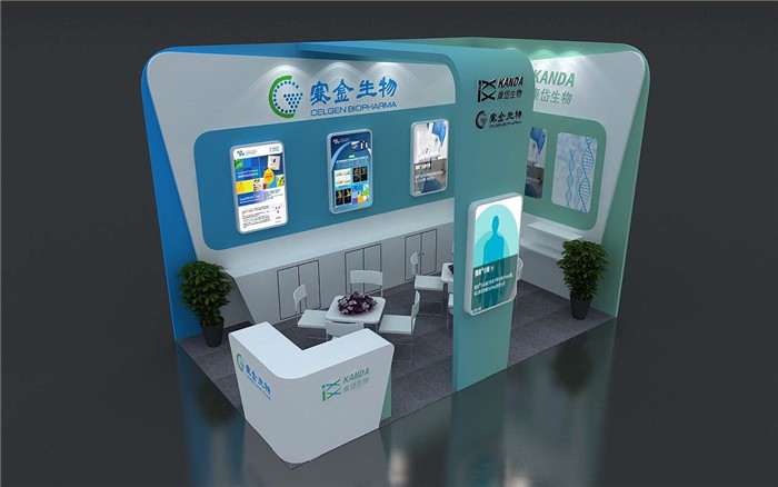上海醫療展會設計搭建-賽金生物