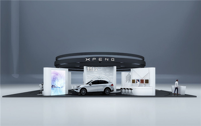 汽車展展台搭建-小鵬