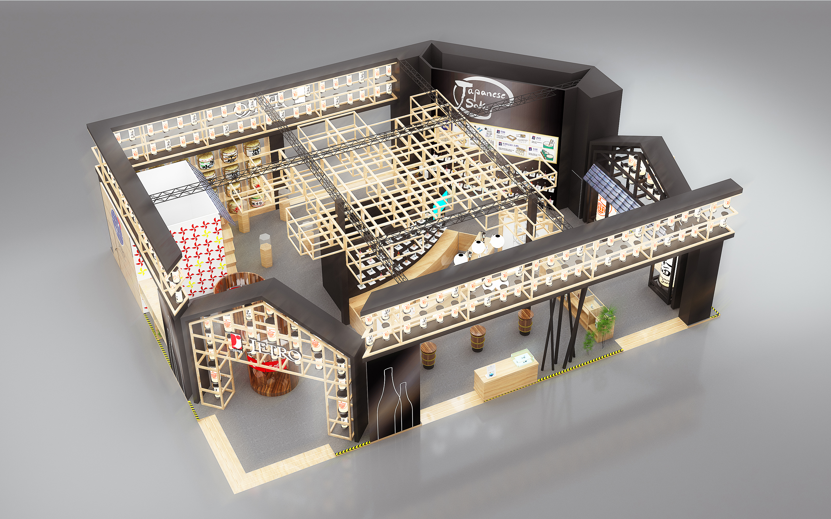 進博會展館搭建圖片