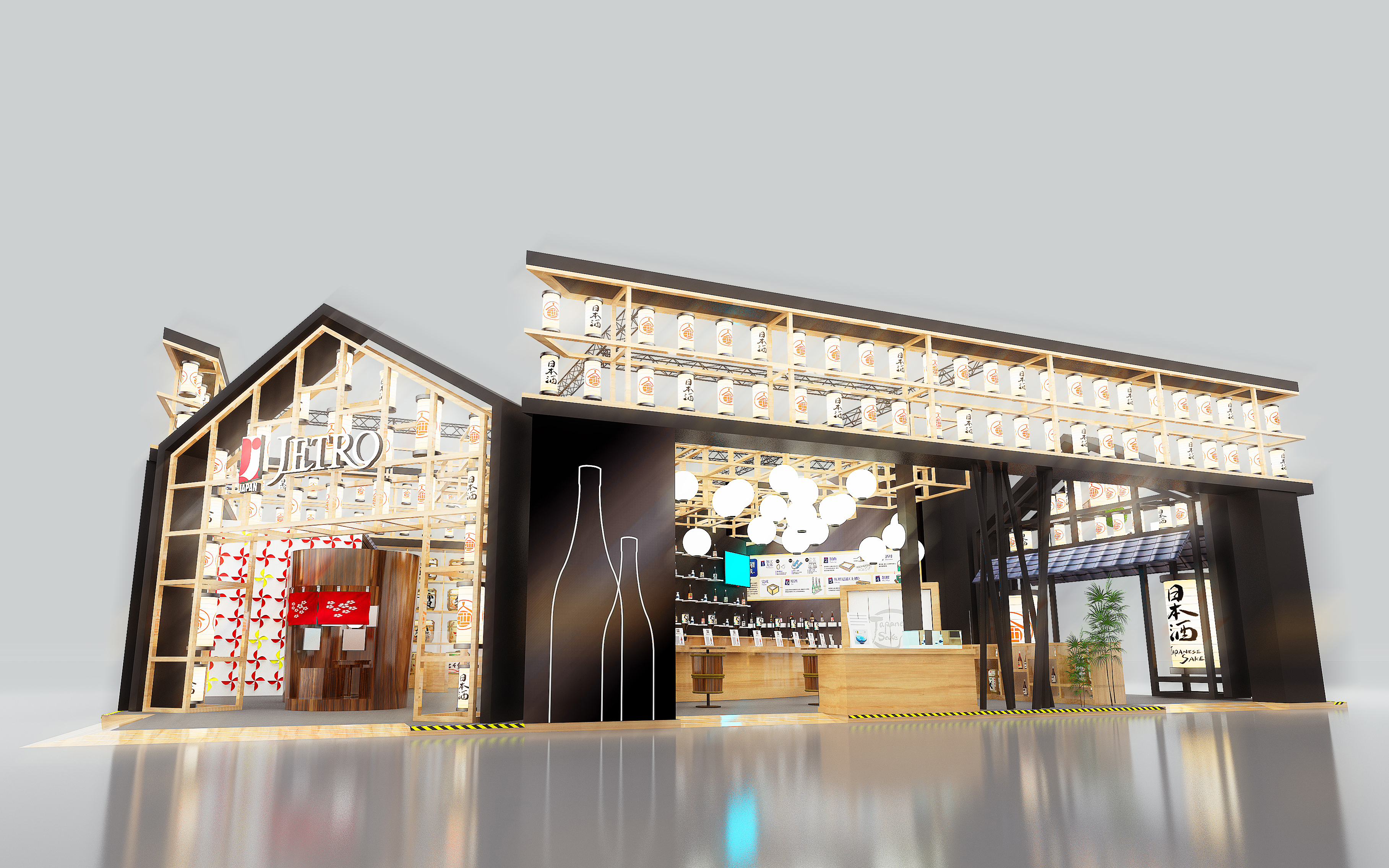 進博會展館搭建圖片