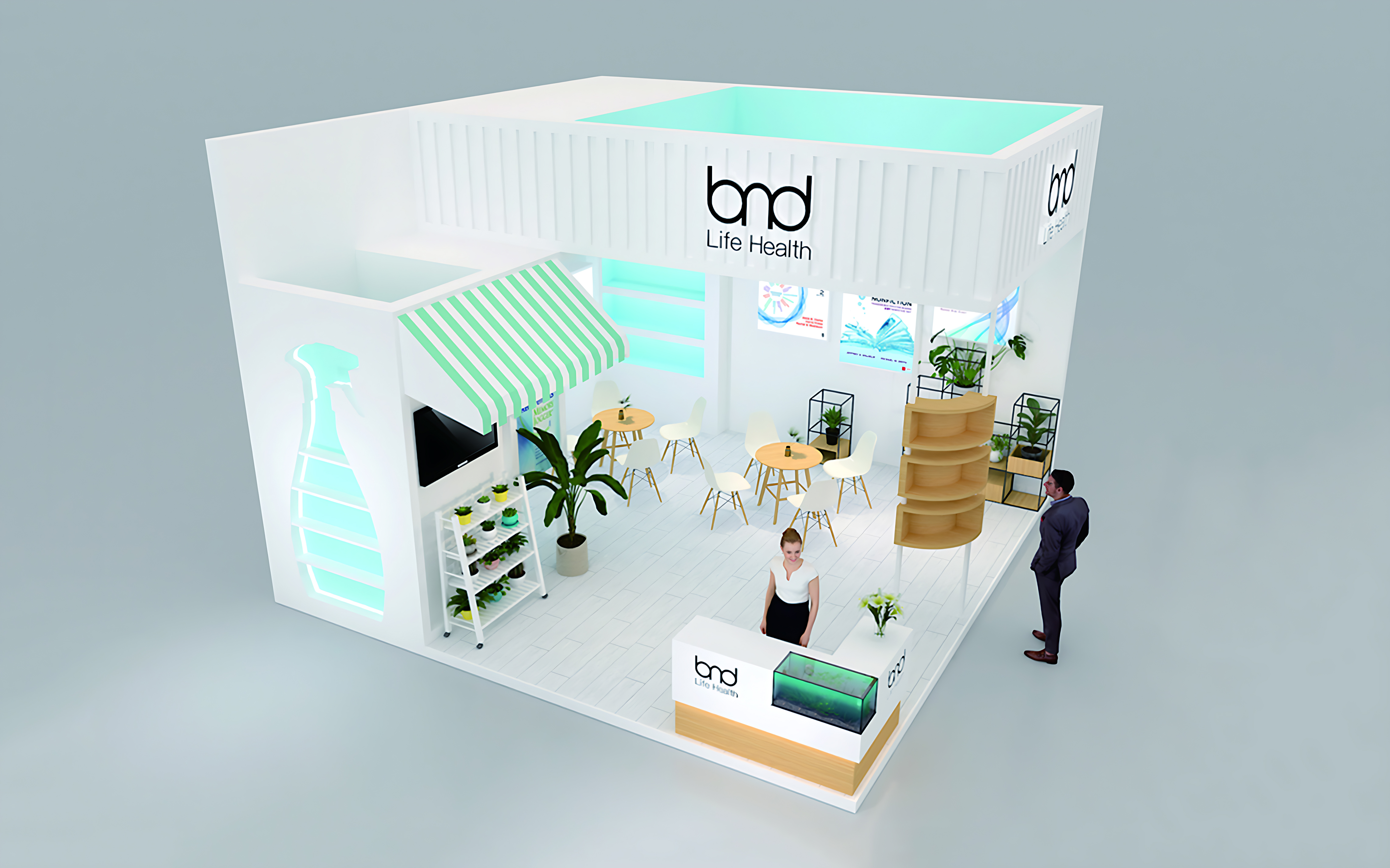 進口博覽會展位設計圖片