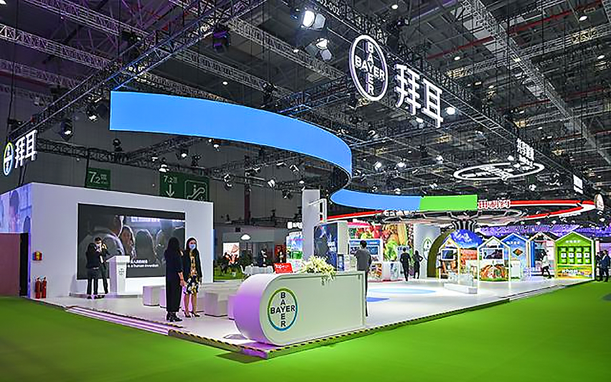 進口博覽會展會設計圖片