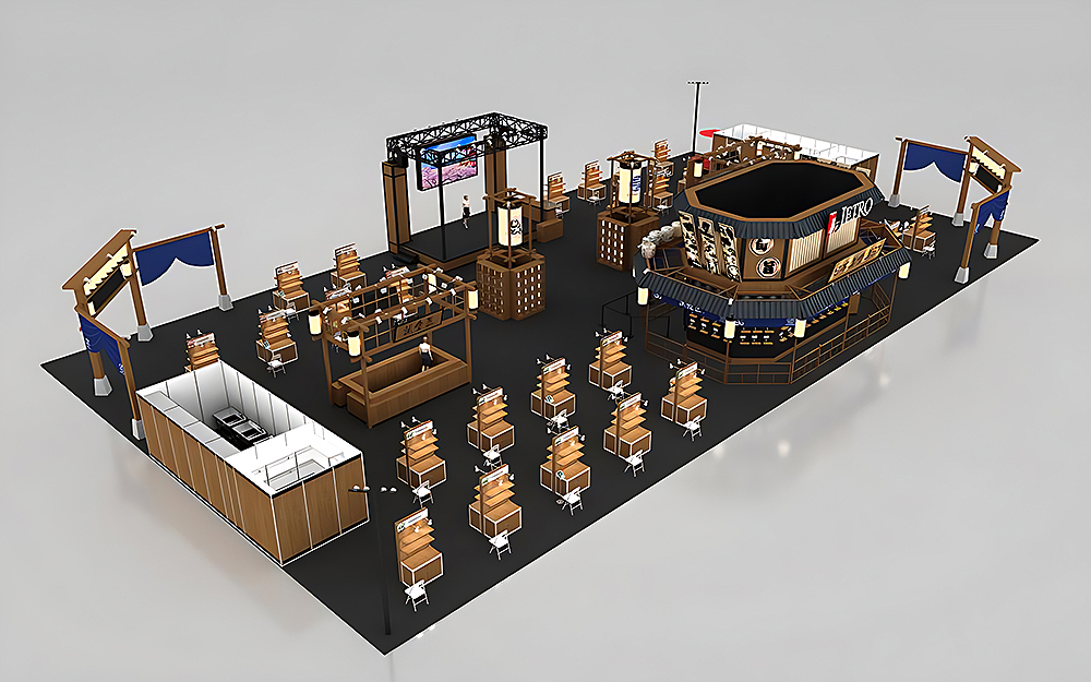 進口博覽會展會搭建圖片