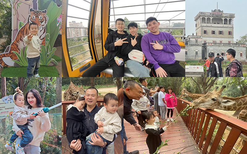 2023年91看片视频APP國際展覽優秀員工旅遊拓展合照