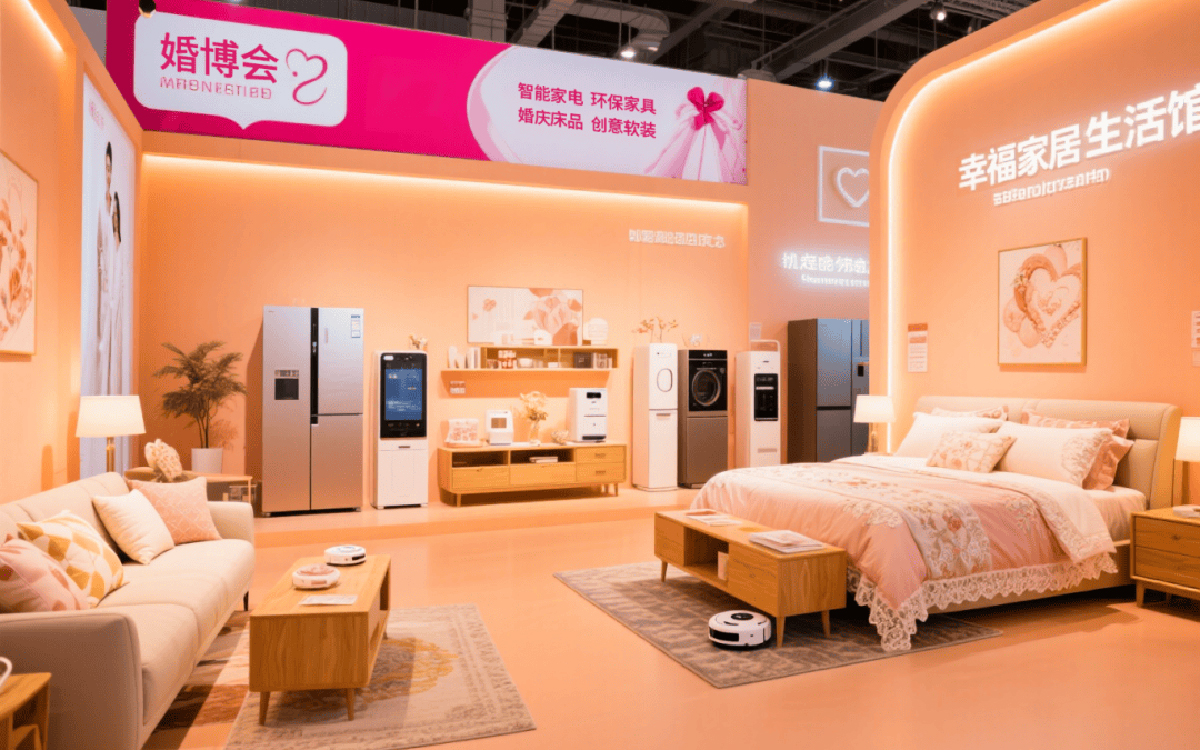婚博會展覽設計公司在婚禮設計中，運用燈光和材料來營造氛圍