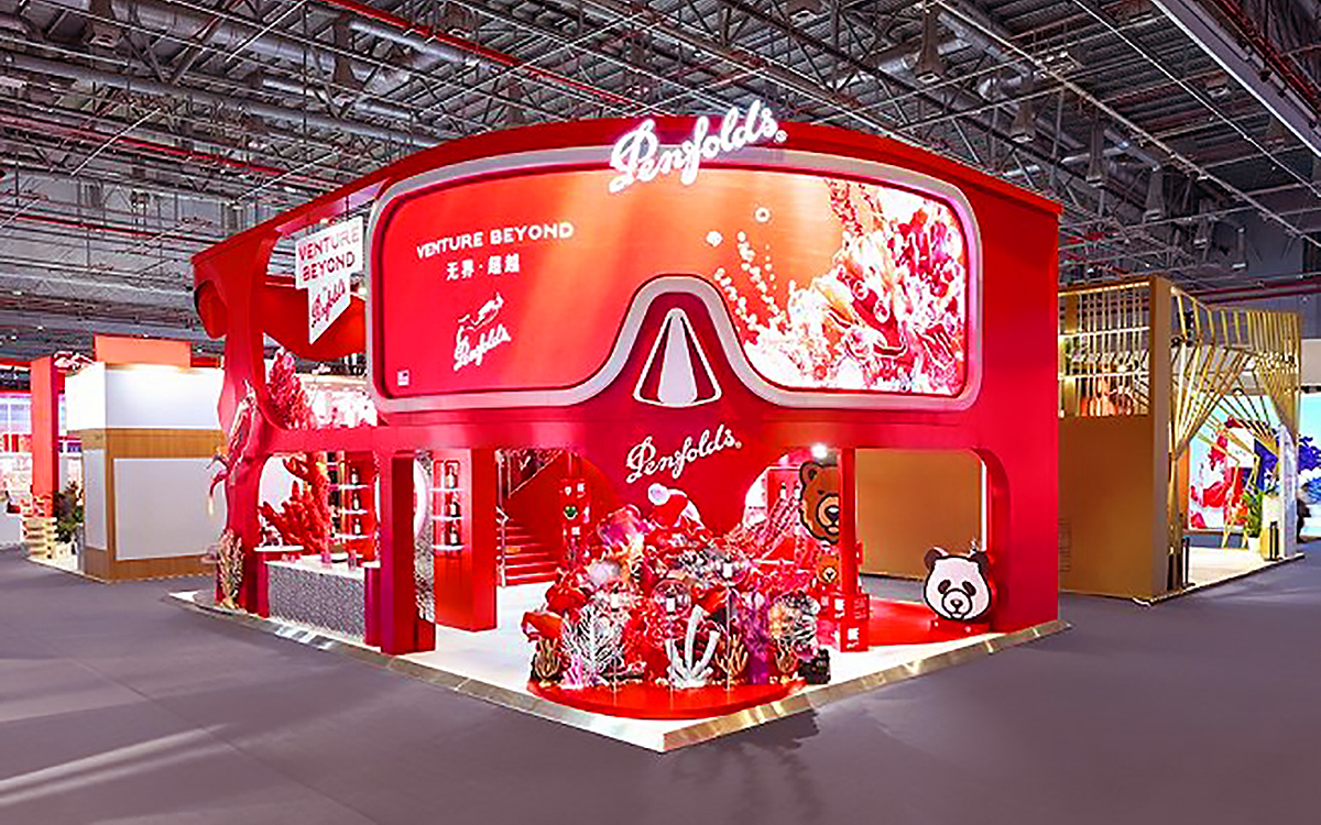 中國紅通過國際展會設計來傳達喜慶氛圍